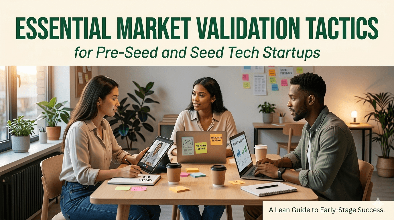 Essential Market Validation Tactics for Pre-Seed and Seed Tech Startups