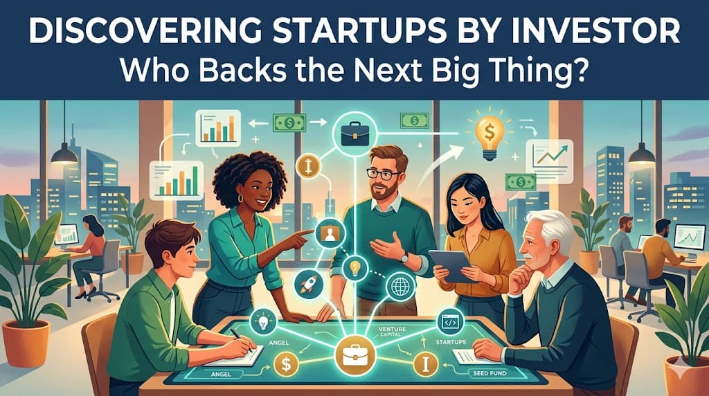 Discovering Startups by Investor: Who Backs the Next Big Thing?