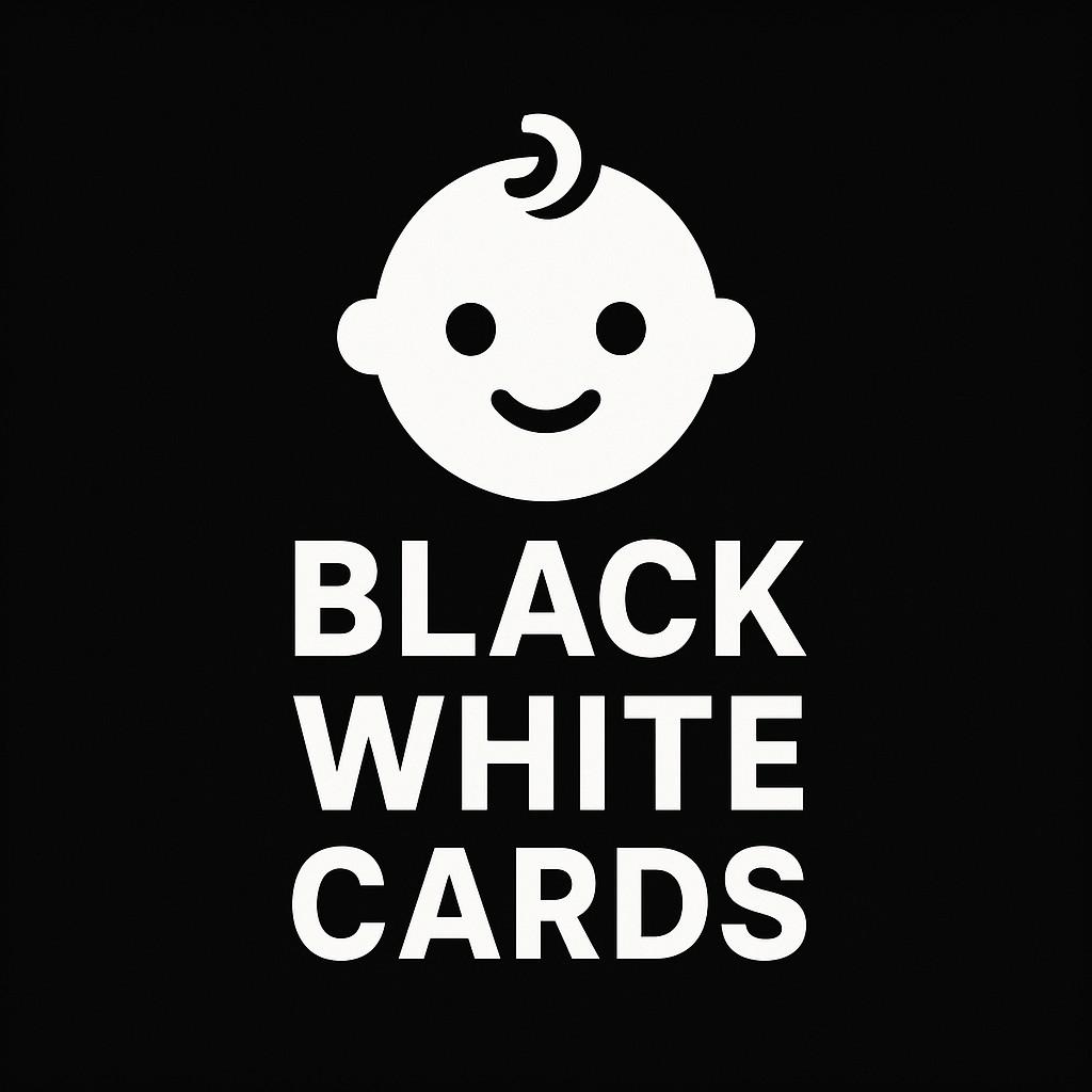 Black & White Baby Cards logo