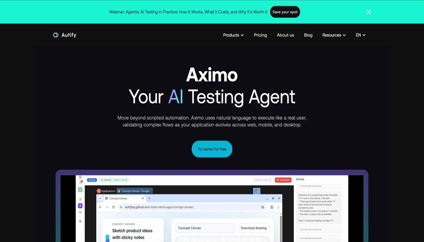 Aximo screenshot 1