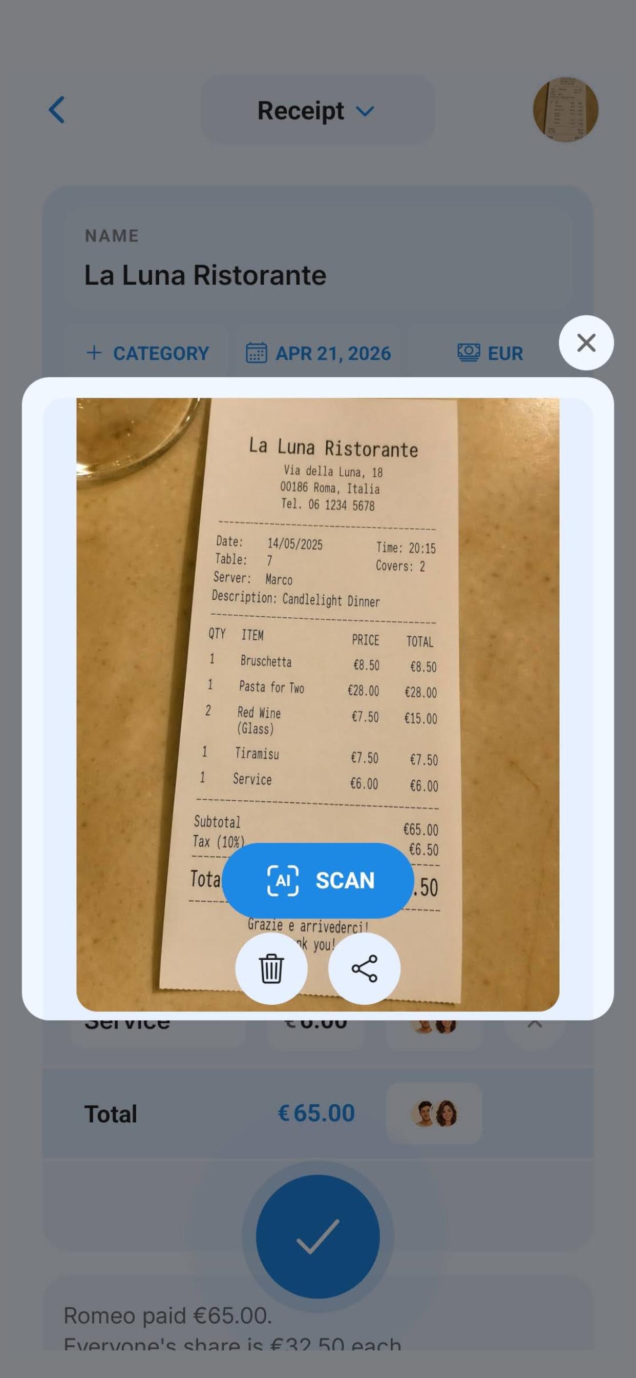 HalfHalf screenshot 2