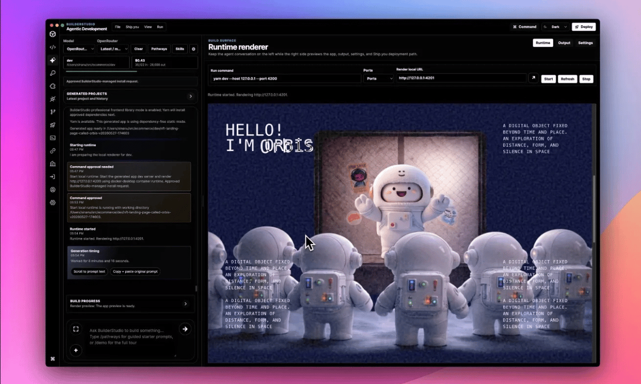 BuilderStudio screenshot 3