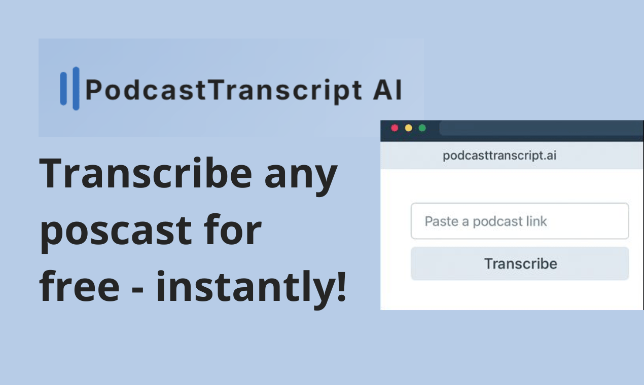 Podcast Transcript screenshot 1