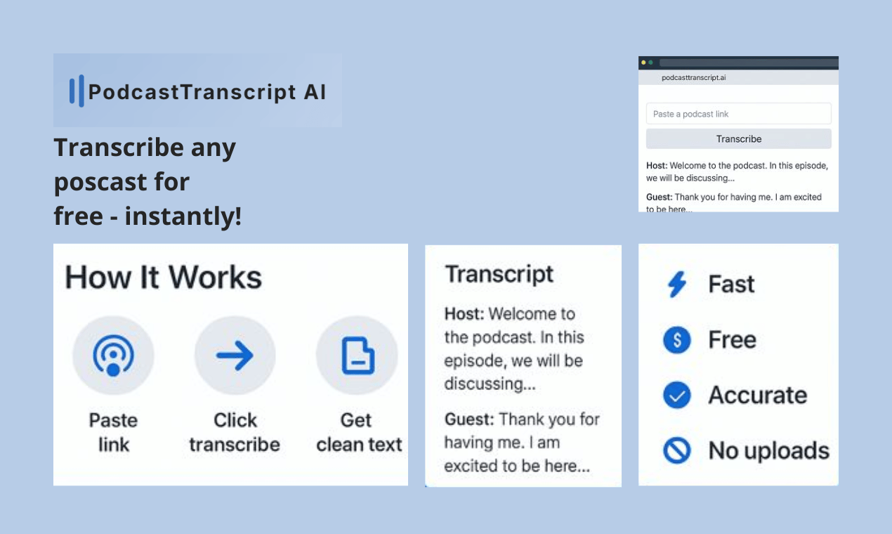 Podcast Transcript screenshot 2