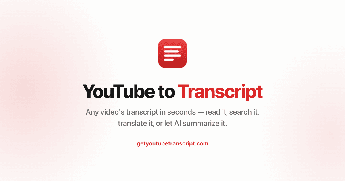 GetYouTubeTranscript screenshot 2