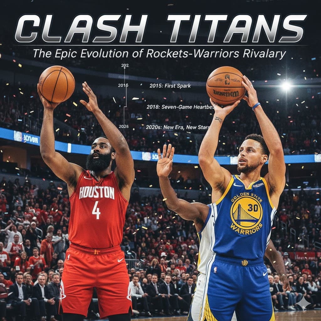 Rockets vs. Warriors: A Complete Timeline of the NBA’s Most Intense Modern Feud