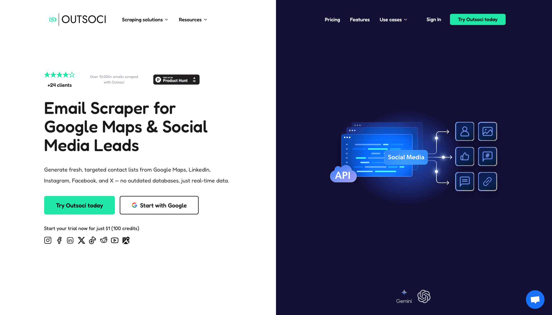 Outsoci screenshot 1