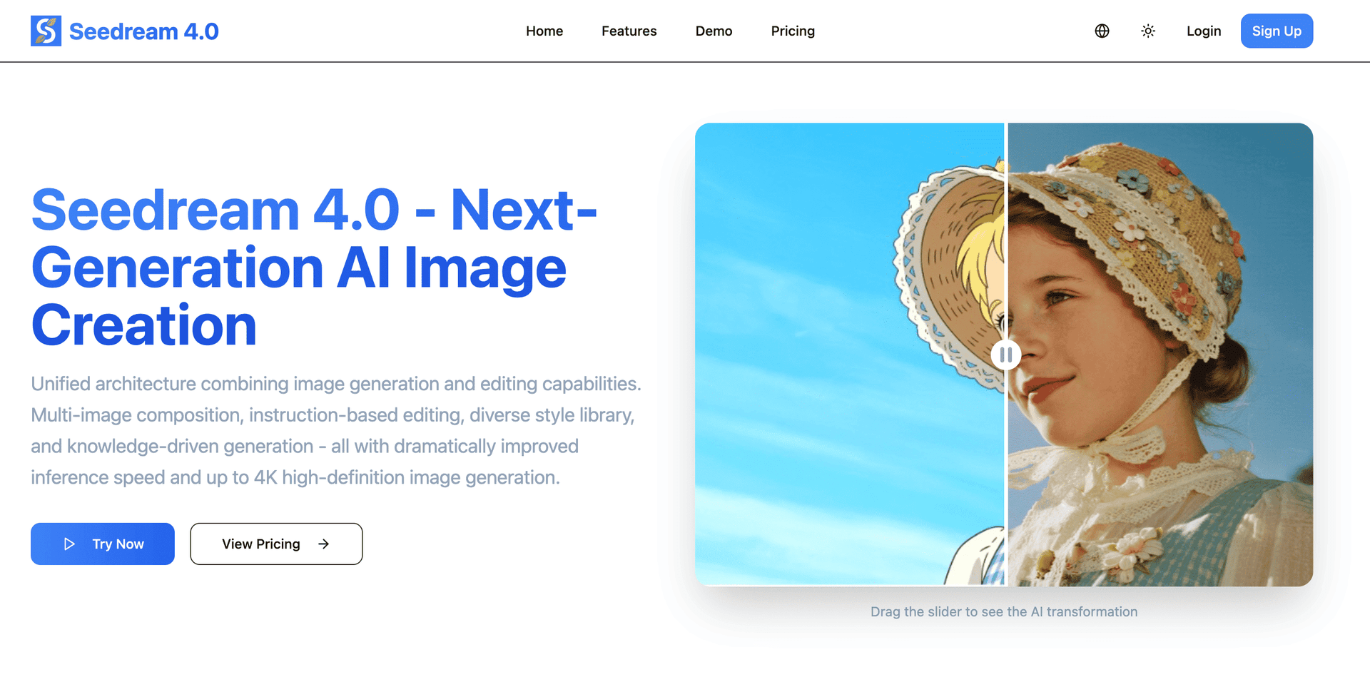 Seedream 4.0 screenshot 1