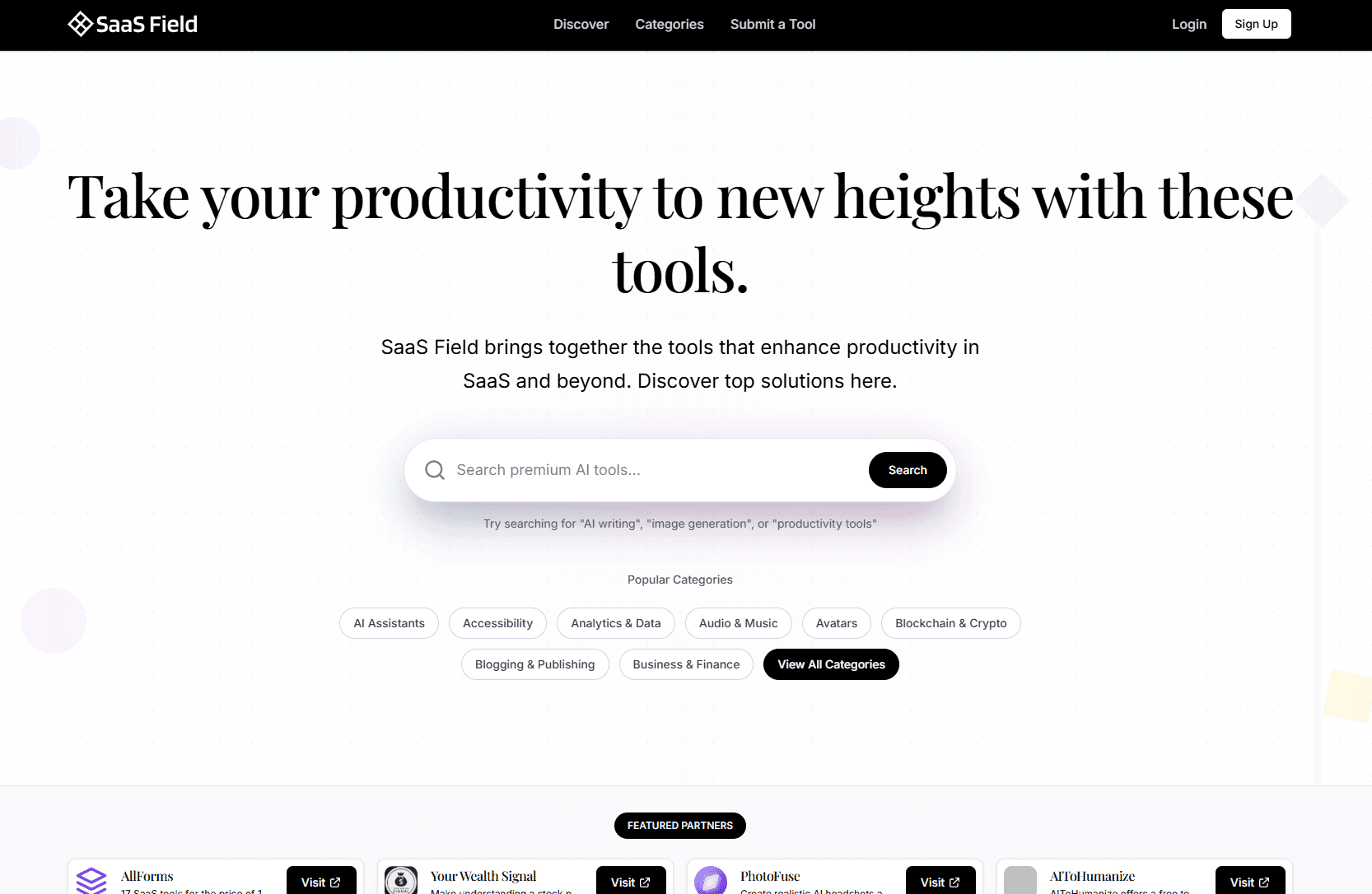 SaaS Field screenshot 1