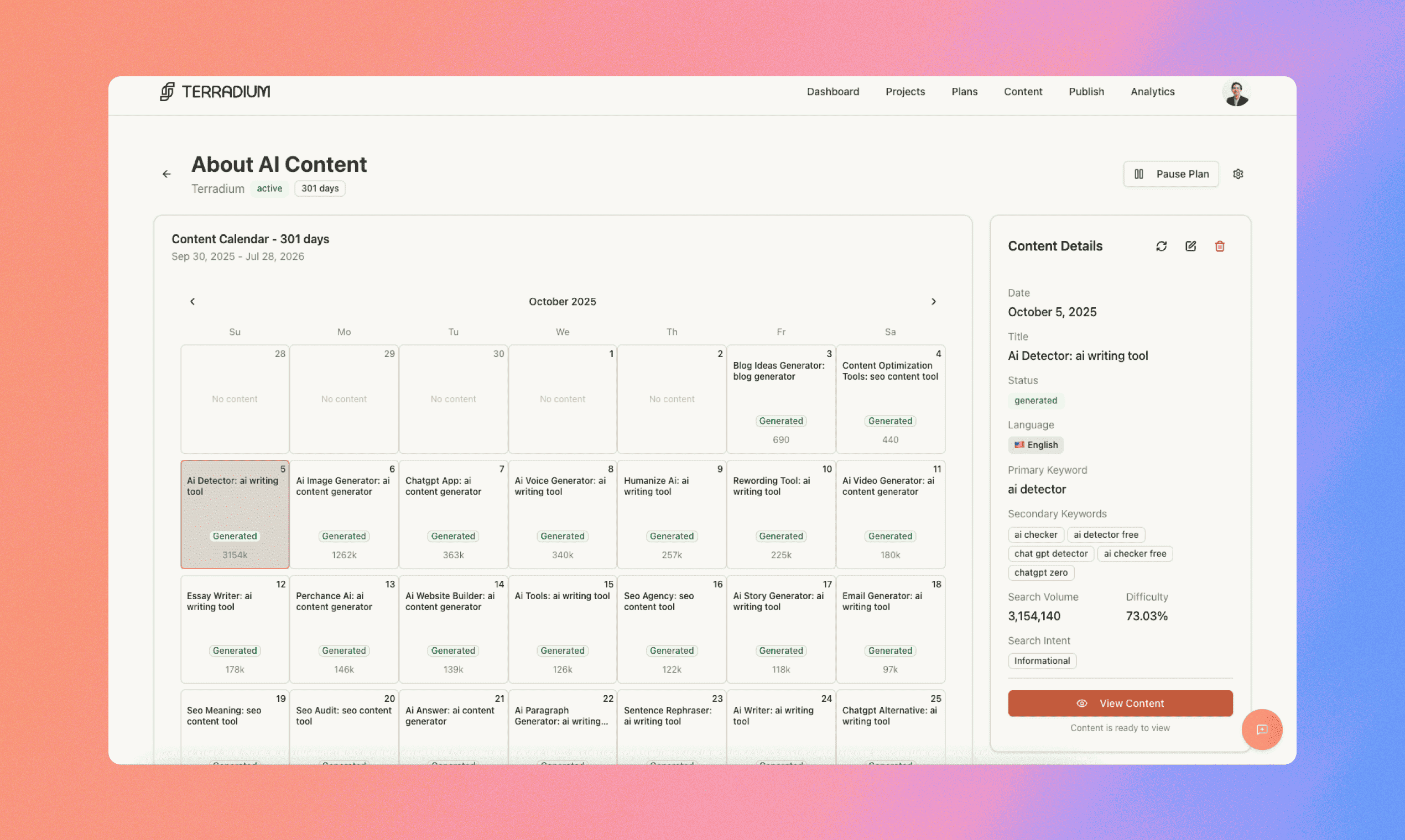 Terradium screenshot 1
