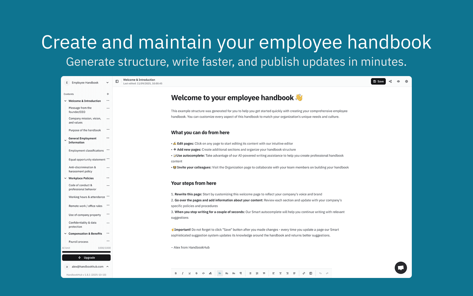 HandbookHub screenshot 1