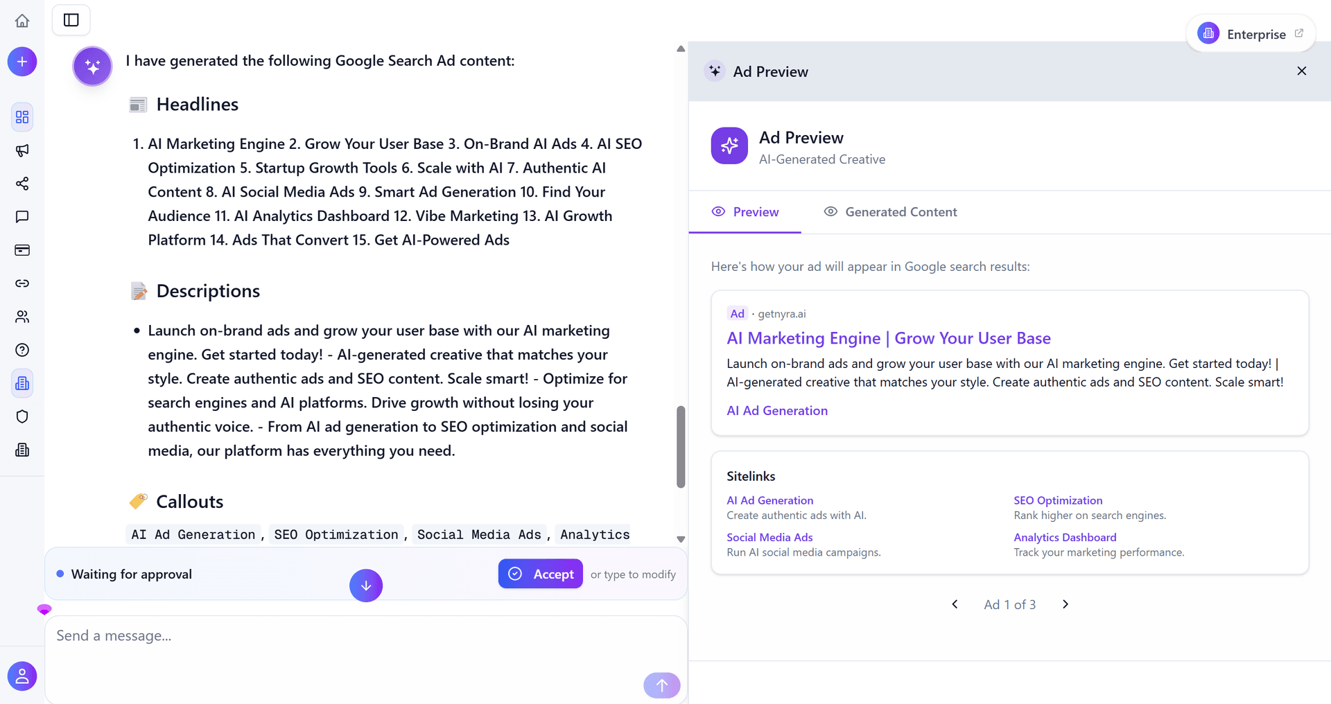Nyra AI screenshot 1