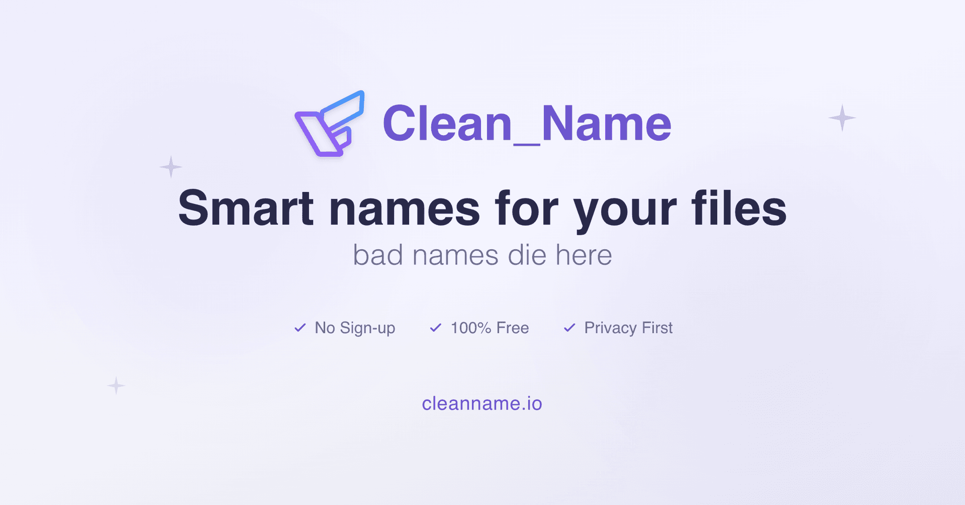 Clean_Name screenshot 1