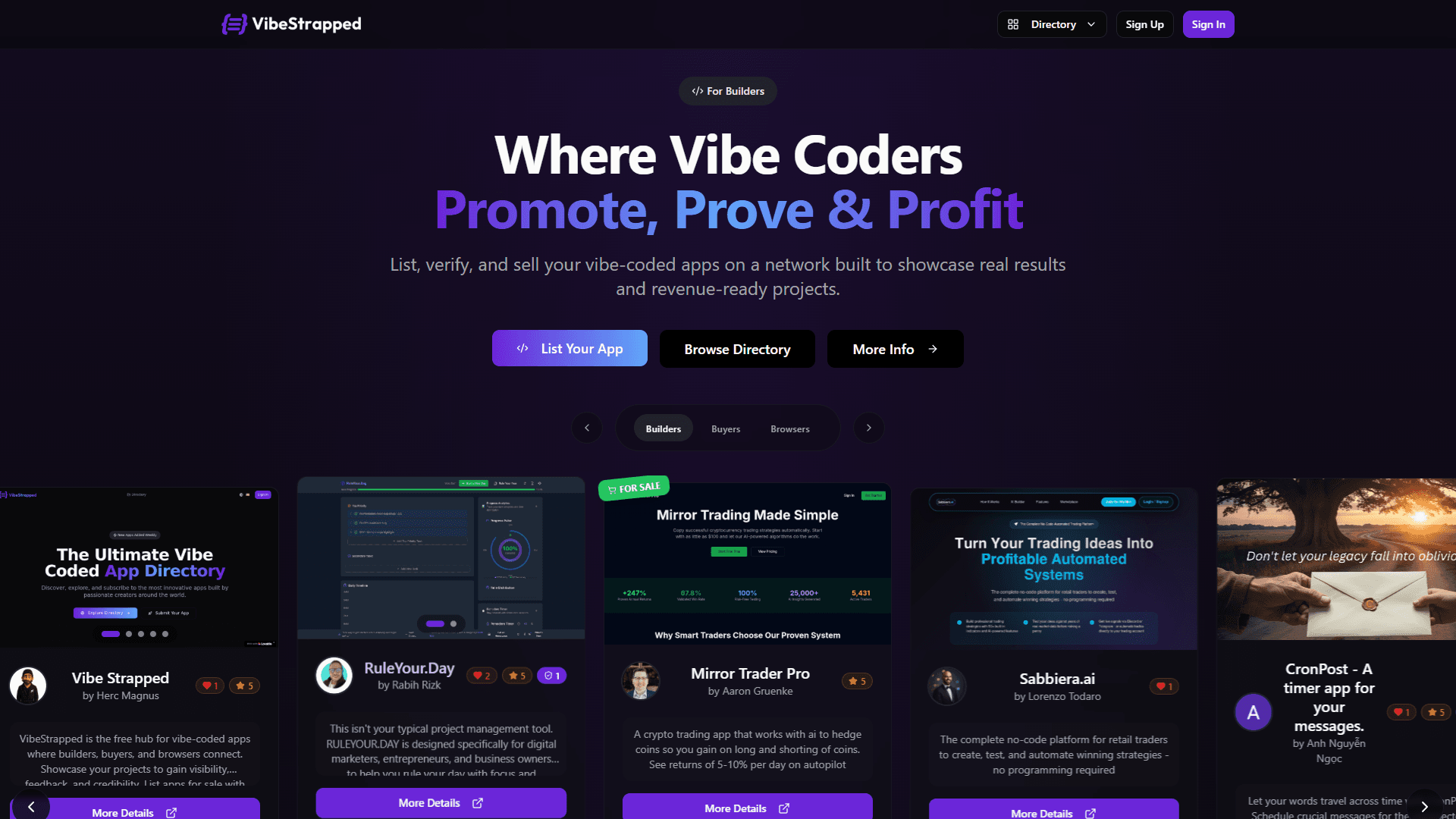 VibeStrapped screenshot 1